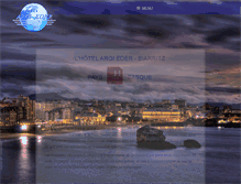 Tablet Screenshot of hotel-argieder.fr
